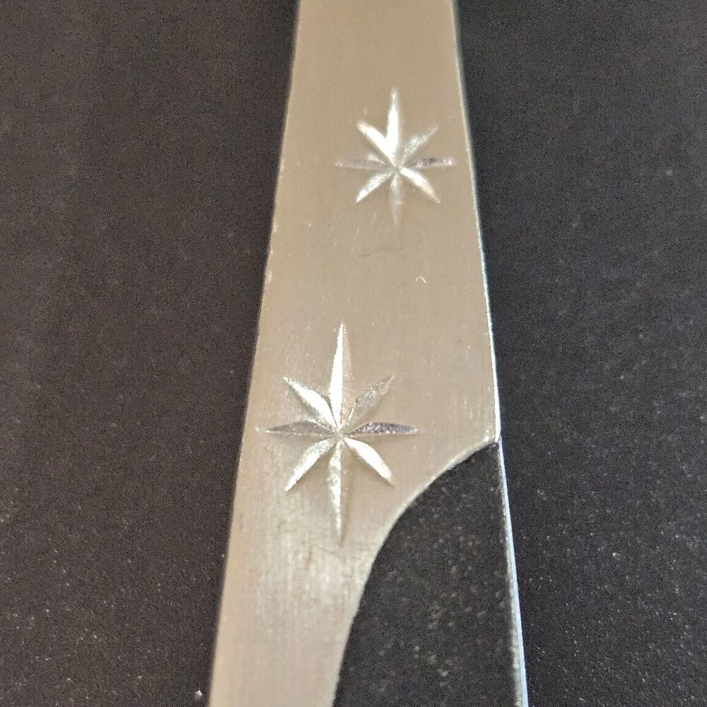MCM Ebony Elegance MAR-CREST Atomic Starburst Cold Meat Fork Stainless Japan